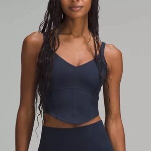 Lululemon Align Corset Tank A/B True Navy Size 4